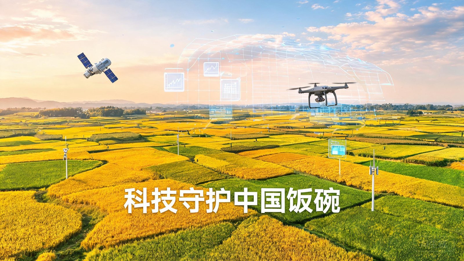 科技守护中国饭碗：卫星遥感+AI如何守住每一亩粮田封面